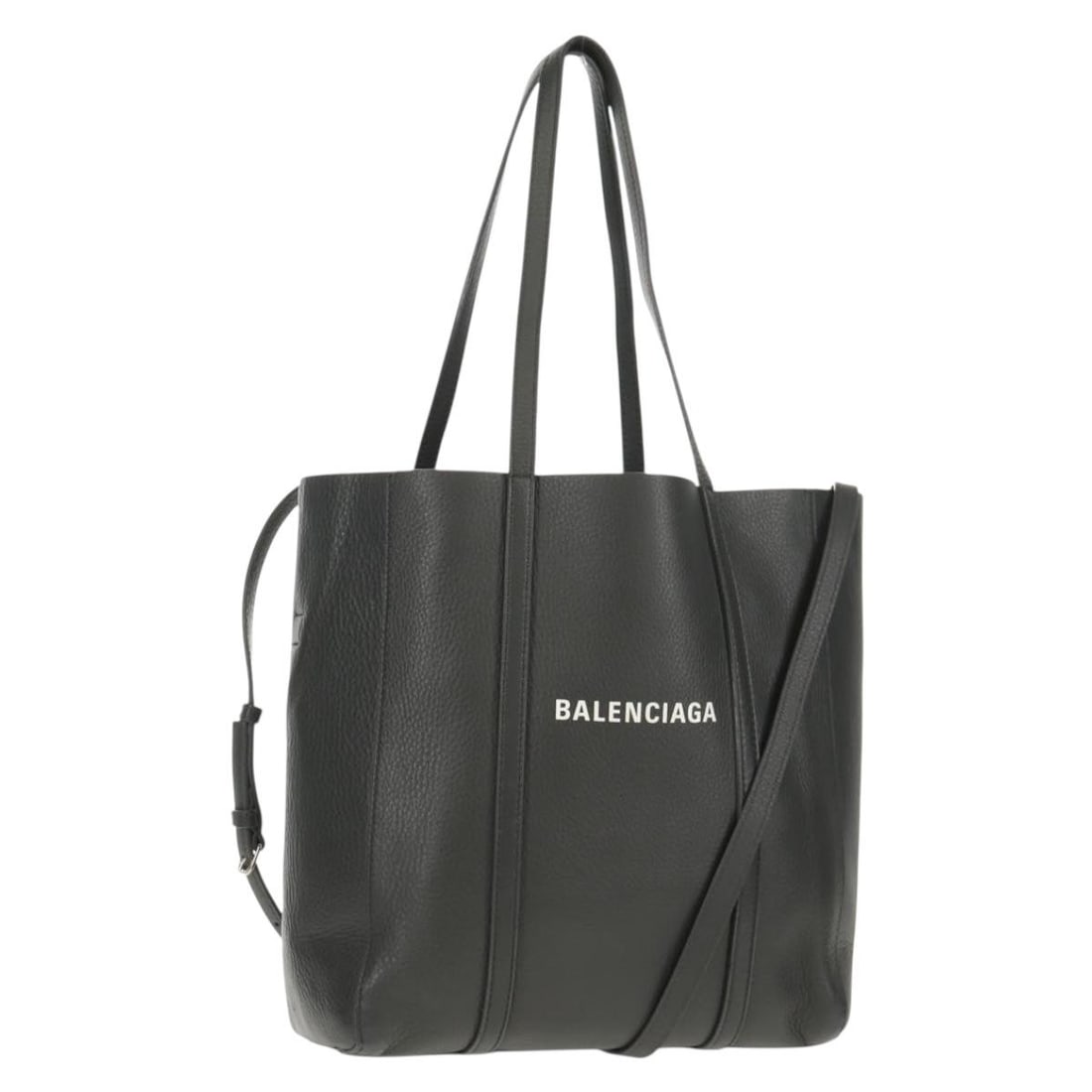 BALENCIAGA Everyday XS Tote Bag Leather Gray Authentic Italy (1 of 18)