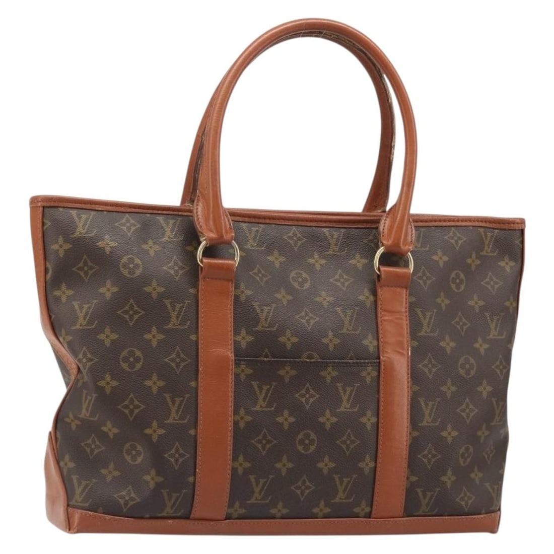 Louis Vuitton M42425 Sac Weekend PM Monogram Canvas Handbag: Louis Vuitton M42425 Sac Weekend PM Monogram Canvas Handbag Louis Vuitton Sac Weekend PM handbag in Monogram canvas, model M42425. This women's handbag was made in France and is offered without the or