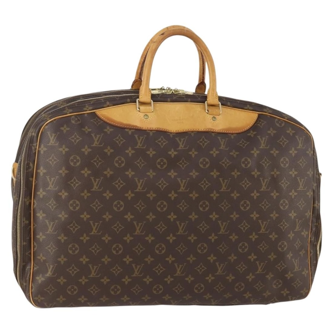 Louis Vuitton M41393 Alize 1 Posh Monogram Canvas Boston Bag: Louis Vuitton M41393 Alize 1 Posh Monogram Canvas Boston Bag Louis Vuitton Alize 1 Posh Boston bag in Monogram canvas. This women's travel bag was made in France and is offered without the original bo