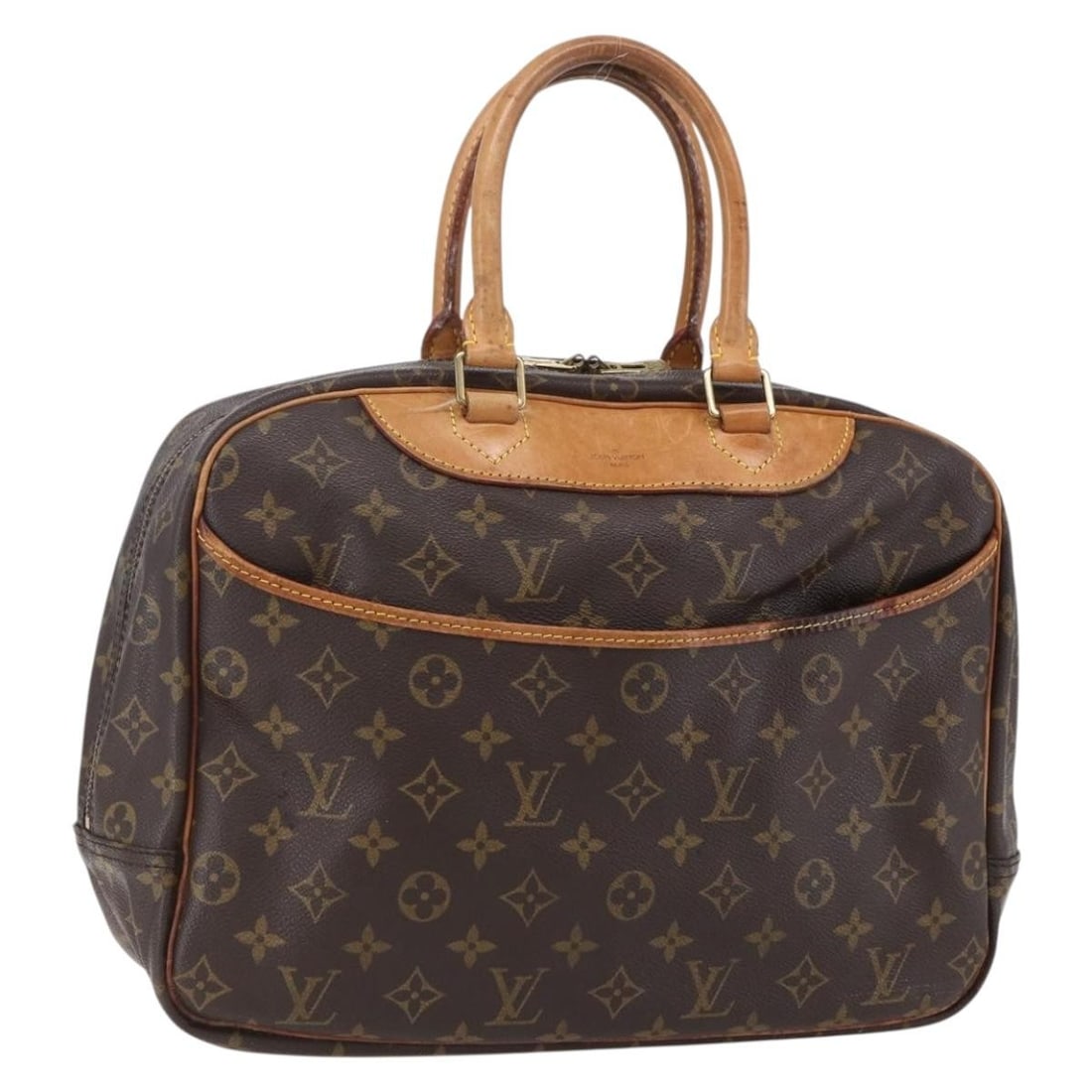Monogram Canvas Deauville M47270 Women's Handbag by Louis Vuitton: Monogram Canvas Deauville M47270 Women's Handbag by Louis Vuitton This Louis Vuitton Deauville hand bag features the iconic monogram canvas exterior and is designed for women. Crafted in France, it of