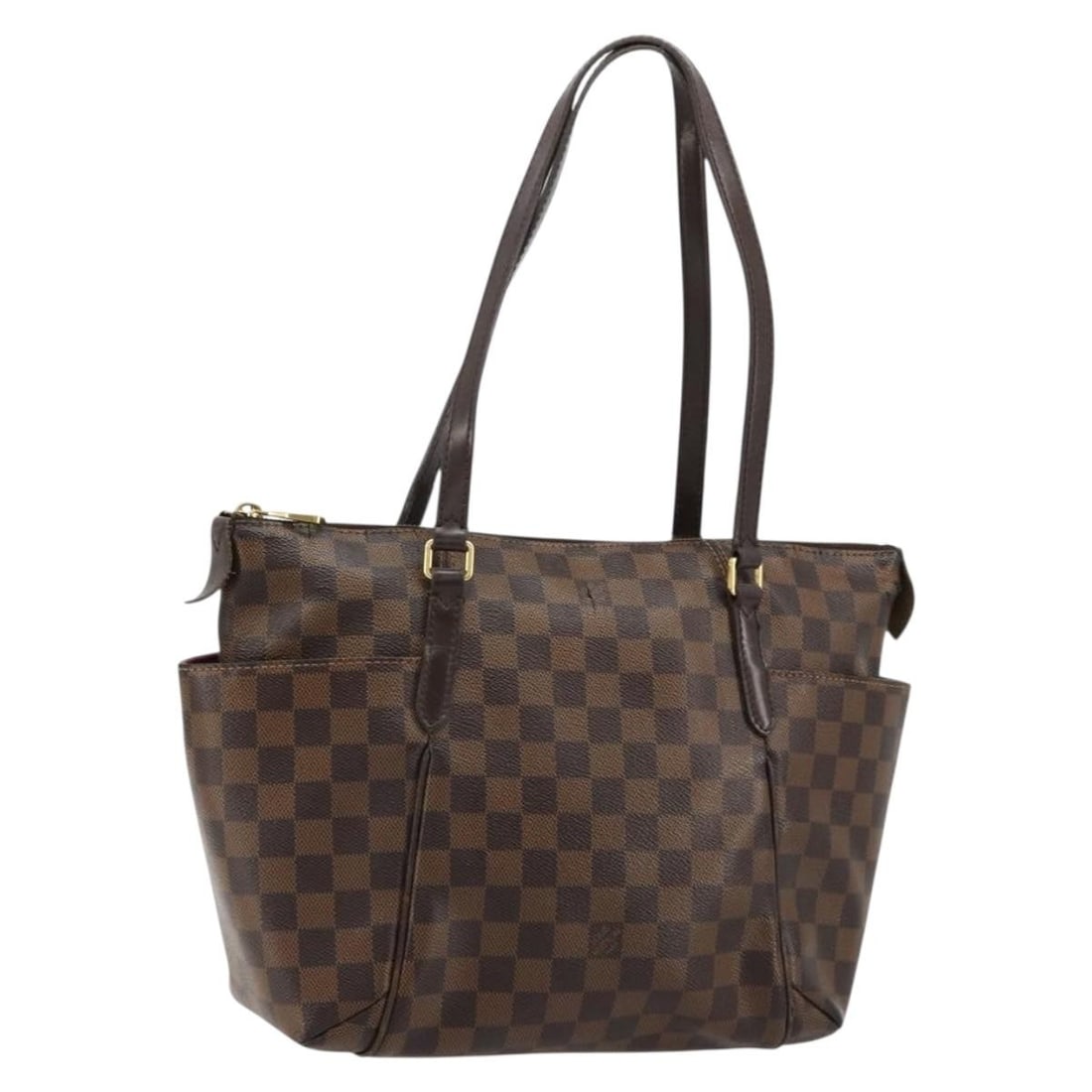 Louis Vuitton N41282 Totally PM Damier Ebene Canvas Tote: Louis Vuitton N41282 Totally PM Damier Ebene Canvas Tote Louis Vuitton Totally PM tote bag in Damier Ebene canvas, made in France. The bag is presented in Damier Ebene color and includes the stated sh