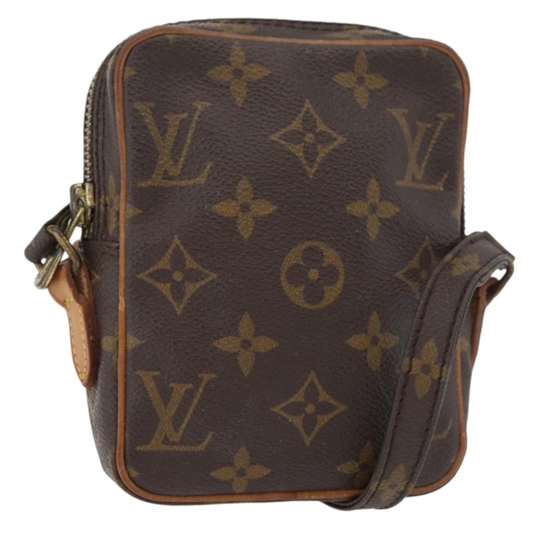 Louis Vuitton M45268 Mini Danube Monogram Canvas Shoulder Bag: Louis Vuitton M45268 Mini Danube Monogram Canvas Shoulder Bag Louis Vuitton Monogram Mini Danube shoulder bag in Monogram Canvas, made in France. This women's bag is identified as style M45268 and com