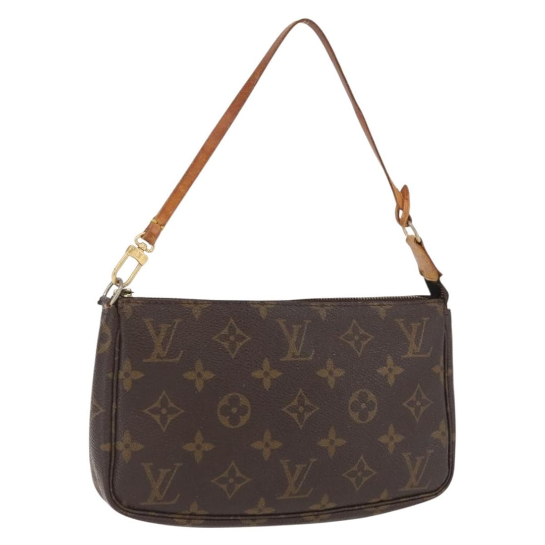 Louis Vuitton Monogram Canvas Pochette Accessoires M51980 Women's Pouch: Louis Vuitton Monogram Canvas Pochette Accessoires M51980 Women's Pouch This Louis Vuitton Monogram Pochette Accessoires Pouch, style number M51980, is crafted from the signature monogram canvas and f