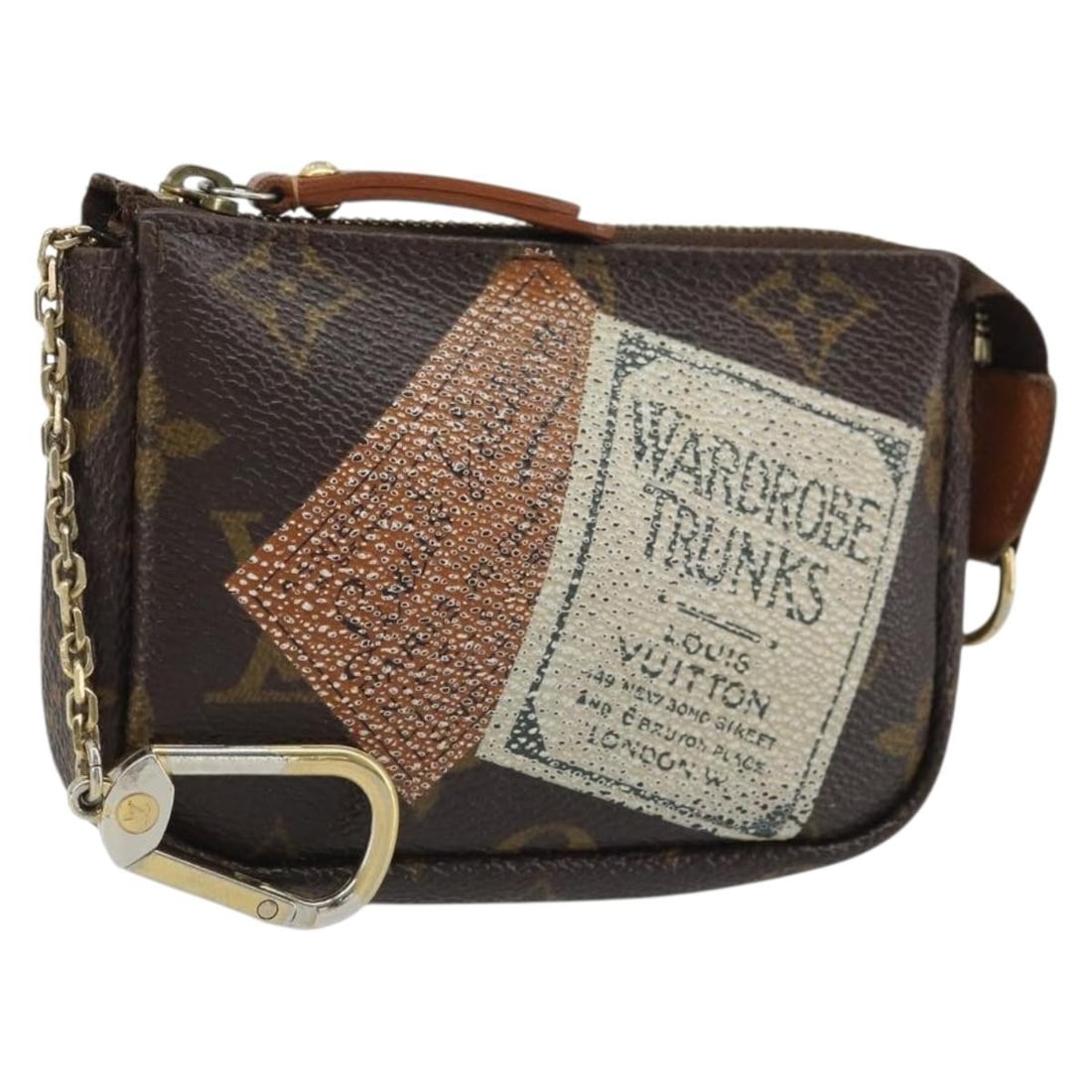 Louis Vuitton M63800 Monogram Canvas Pouch Trousse Cre Spain: Louis Vuitton M63800 Monogram Canvas Pouch Trousse Cre Spain Louis Vuitton Monogram Label Collection Trousse Cre pouch in Monogram Canvas, made in Spain. The pouch is presented in Monogram color and m