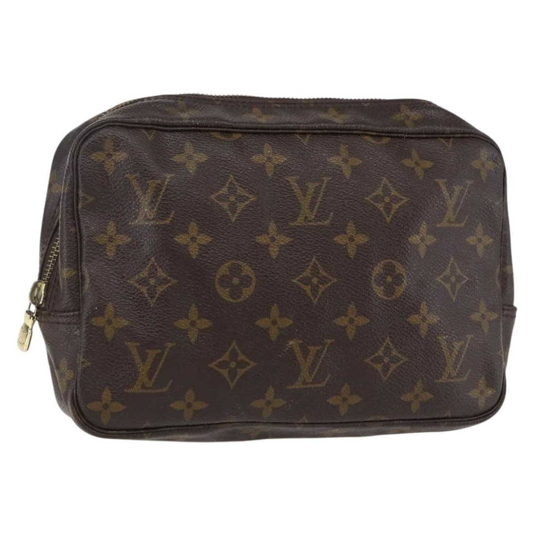 Louis Vuitton Monogram Canvas Trousse Toilette 23 M47524 Clutch Bag: Louis Vuitton Monogram Canvas Trousse Toilette 23 M47524 Clutch Bag This Louis Vuitton Monogram Trousse Toilette 23 clutch bag is crafted from the brand's signature monogram canvas and designed for wo