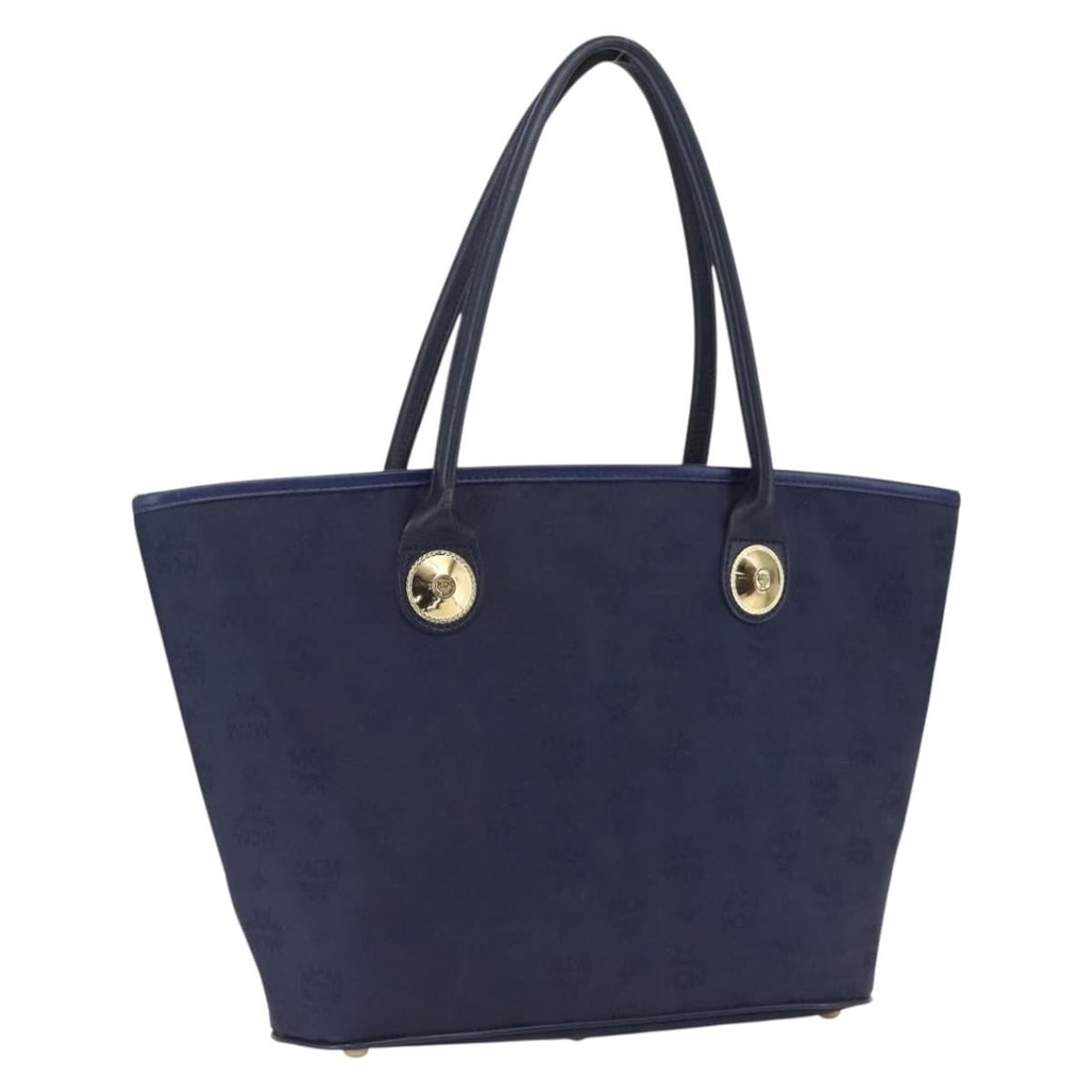 MCM Vicetos Navy Nylon Tote Bag (1 of 18)
