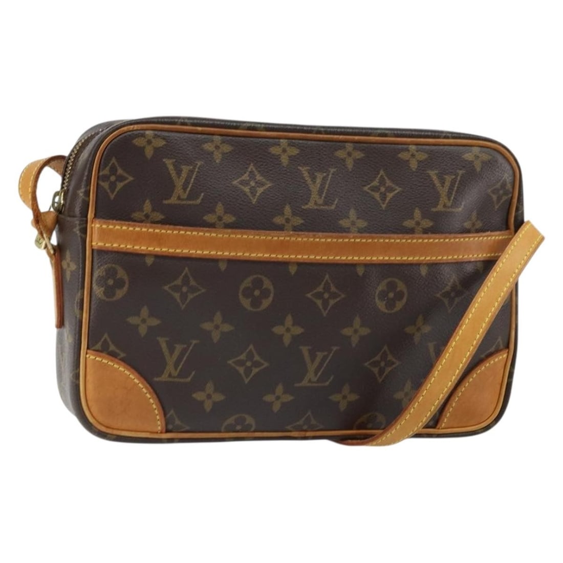 Louis Vuitton M51274 Trocadero 27 Monogram Canvas Shoulder Bag: Louis Vuitton M51274 Trocadero 27 Monogram Canvas Shoulder Bag Louis Vuitton Monogram Trocadero 27 shoulder bag, model M51274, made in France. It is crafted from Monogram Canvas in the Monogram colorw