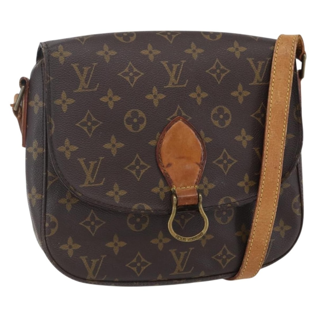 Louis Vuitton Saint Cloud GM Monogram Canvas Shoulder Bag M51242: Louis Vuitton Saint Cloud GM Monogram Canvas Shoulder Bag M51242 Louis Vuitton Monogram Saint Cloud GM shoulder bag in Monogram Canvas, made in France. The bag measures approximately W24 x H20 x D6 cm