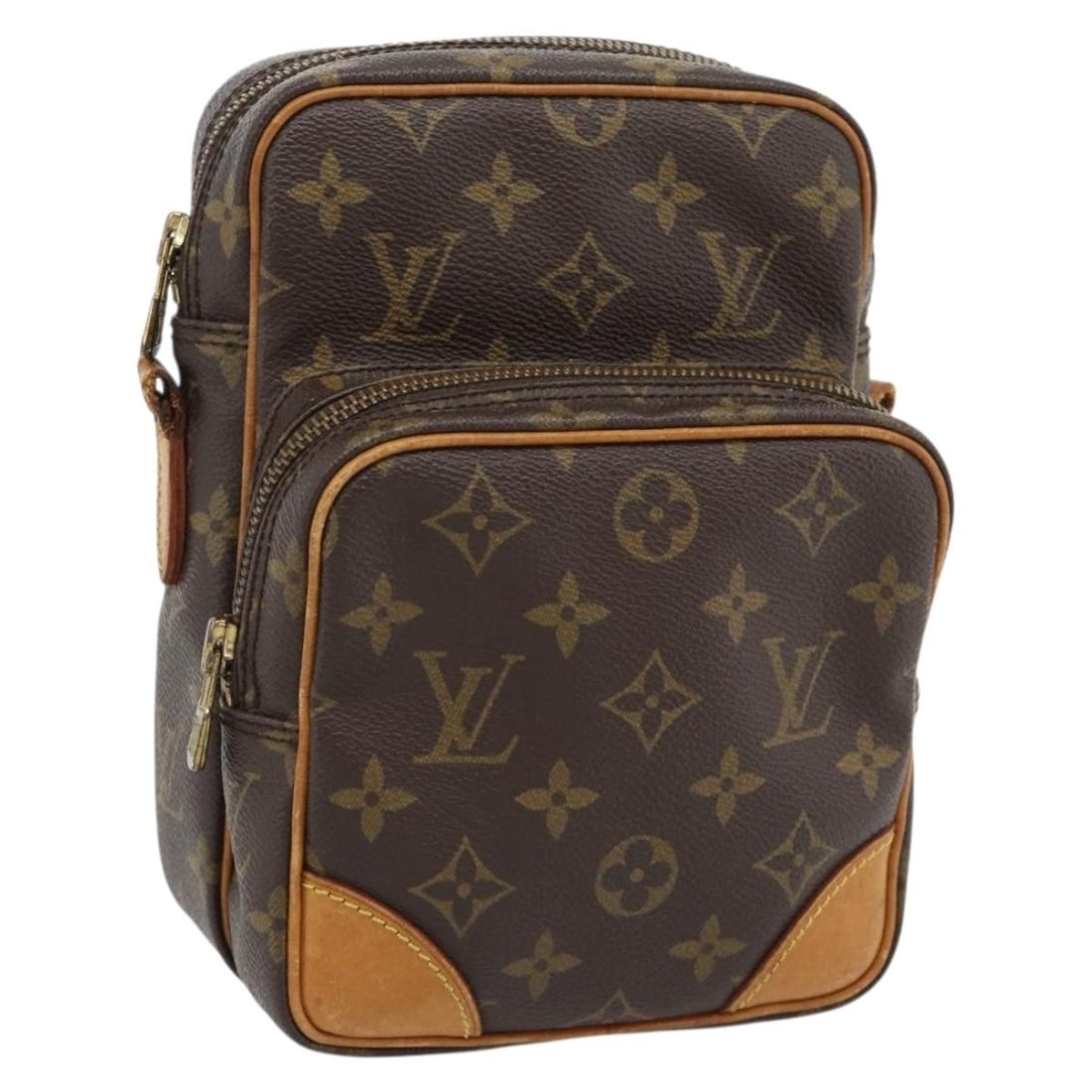 Louis Vuitton M45236 Amazon Monogram Canvas Shoulder Bag: Louis Vuitton M45236 Amazon Monogram Canvas Shoulder Bag Louis Vuitton Monogram Amazon shoulder bag in Monogram canvas, made in France. This women's shoulder bag is offered without the original box or