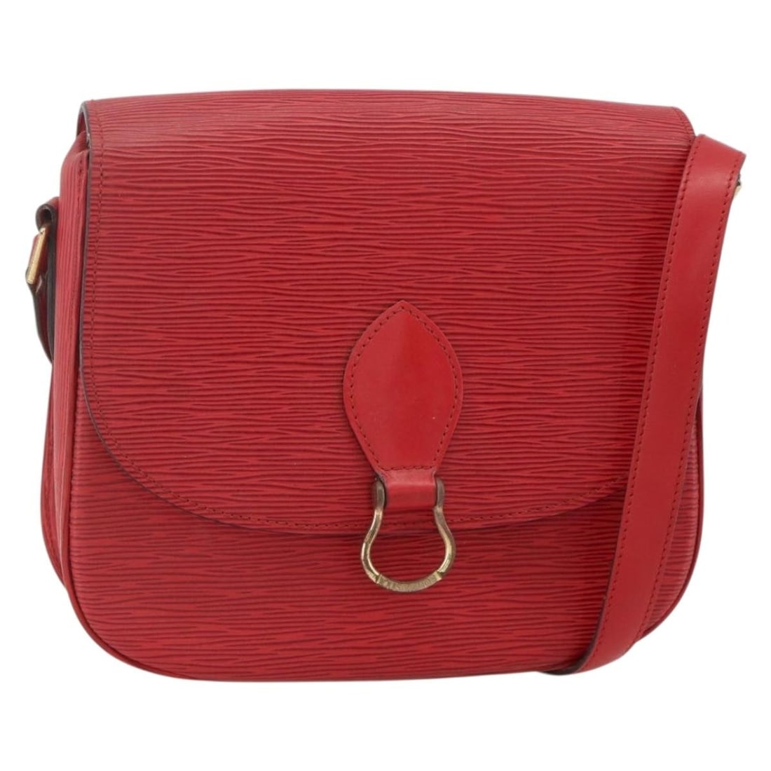 Louis Vuitton M52197 Saint Cloud GM Red Epi Leather Shoulder Bag: Louis Vuitton M52197 Saint Cloud GM Red Epi Leather Shoulder Bag Louis Vuitton Saint Cloud GM shoulder bag in red Epi leather. This women's bag is made in France and features an adjustable shoulder st