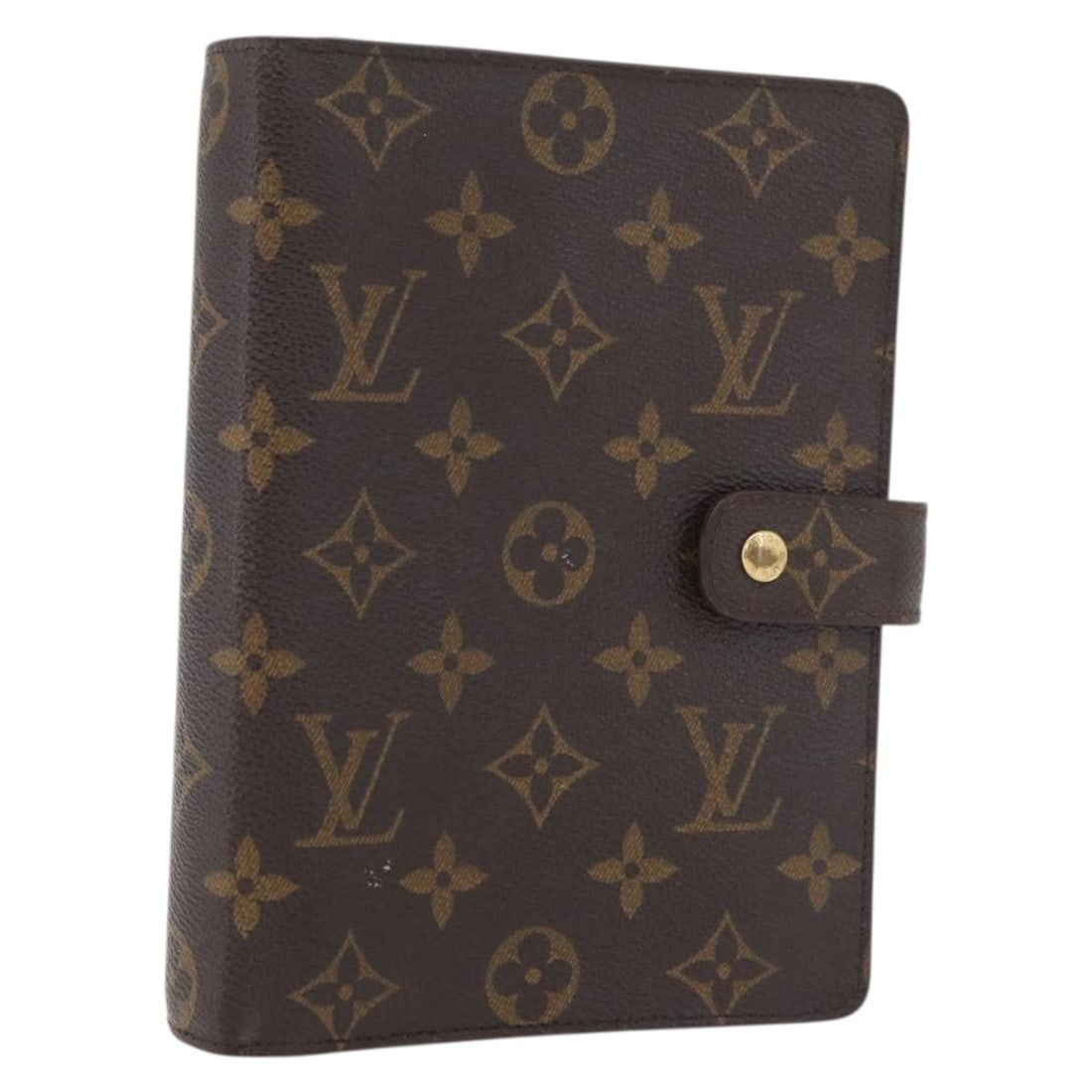 Louis Vuitton R20105 Monogram Canvas MM Agenda Planner Cover: Louis Vuitton R20105 Monogram Canvas MM Agenda Planner Cover Louis Vuitton Agenda MM day planner cover in Monogram Canvas, made in France. This piece is presented in Monogram color and is identified b