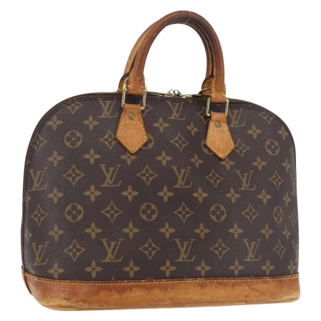Louis Vuitton Alma Monogram Canvas Handbag M51130 France: Louis Vuitton Alma Monogram Canvas Handbag M51130 France This Louis Vuitton Alma hand bag features the iconic Monogram canvas exterior and is designed for women. The bag is made in France and is part 