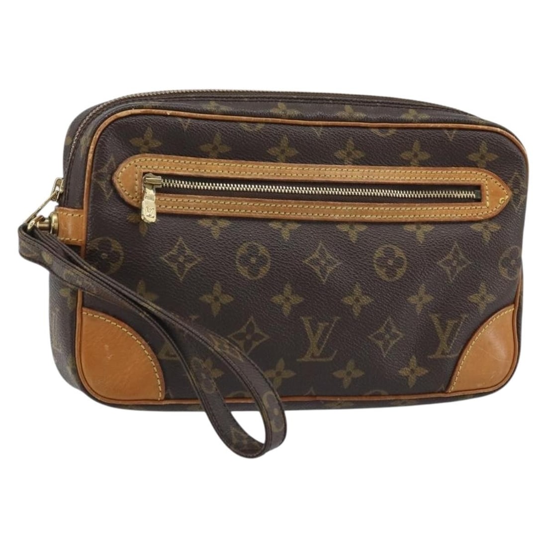 Louis Vuitton Marly Dragonne GM Monogram Canvas Women's Clutch M51825: Louis Vuitton Marly Dragonne GM Monogram Canvas Women's Clutch M51825 This Louis Vuitton Monogram Marly Dragonne GM clutch bag features the iconic monogram canvas exterior and is designed for women. T