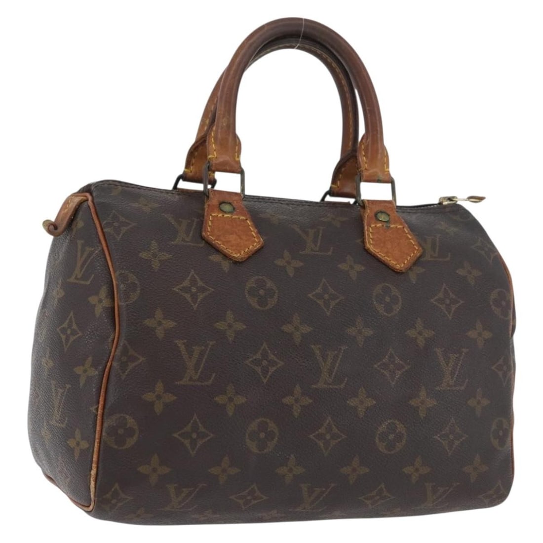Louis Vuitton M41528 Speedy 25 Monogram Canvas Handbag: Louis Vuitton M41528 Speedy 25 Monogram Canvas Handbag Louis Vuitton Monogram Speedy 25 hand bag in Monogram Canvas. The bag is offered as the item shown in the photo only; no item box or dust bag is 