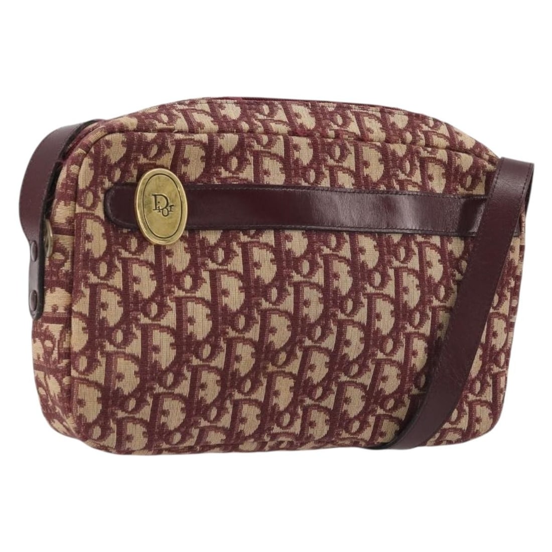 Christian Dior Trotter Shoulder Bag Red Canvas Gold Tone: Christian Dior Trotter Shoulder Bag Red Canvas Gold Tone A Christian Dior Trotter canvas shoulder bag in red and gold, made in France. This bag features a shoulder bag style and comes with the item sh