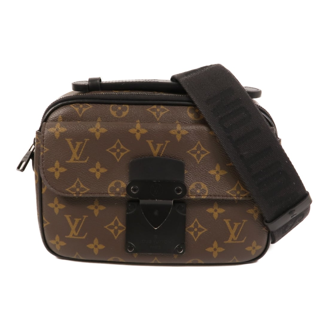Louis Vuitton M45806 LV S Lock 2way Shoulder Bag Monogram Brown: Louis Vuitton M45806 LV S Lock 2way Shoulder Bag Monogram Brown Louis Vuitton LV S Lock Messengar Shoulder Bag M45806 in brown Monogram x PVC coated canvas. This 2-way shoulder bag is made in France a