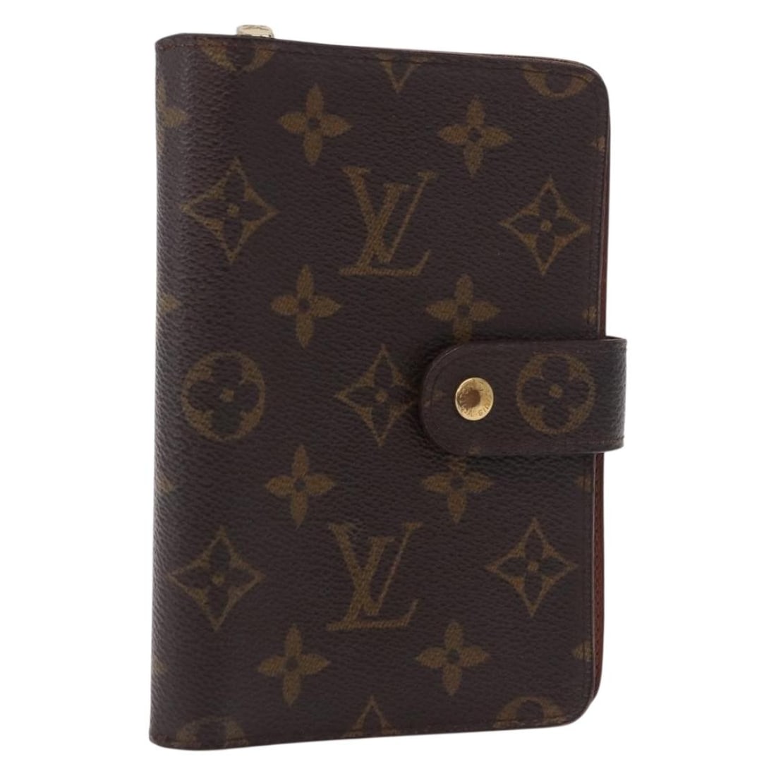 Louis Vuitton M61207 Porto Papie Zip Monogram Canvas Wallet: Louis Vuitton M61207 Porto Papie Zip Monogram Canvas Wallet A Louis Vuitton Monogram Porto Papie Zip Wallet in Monogram Canvas, presented in heavily used condition. The wallet measures approximately W