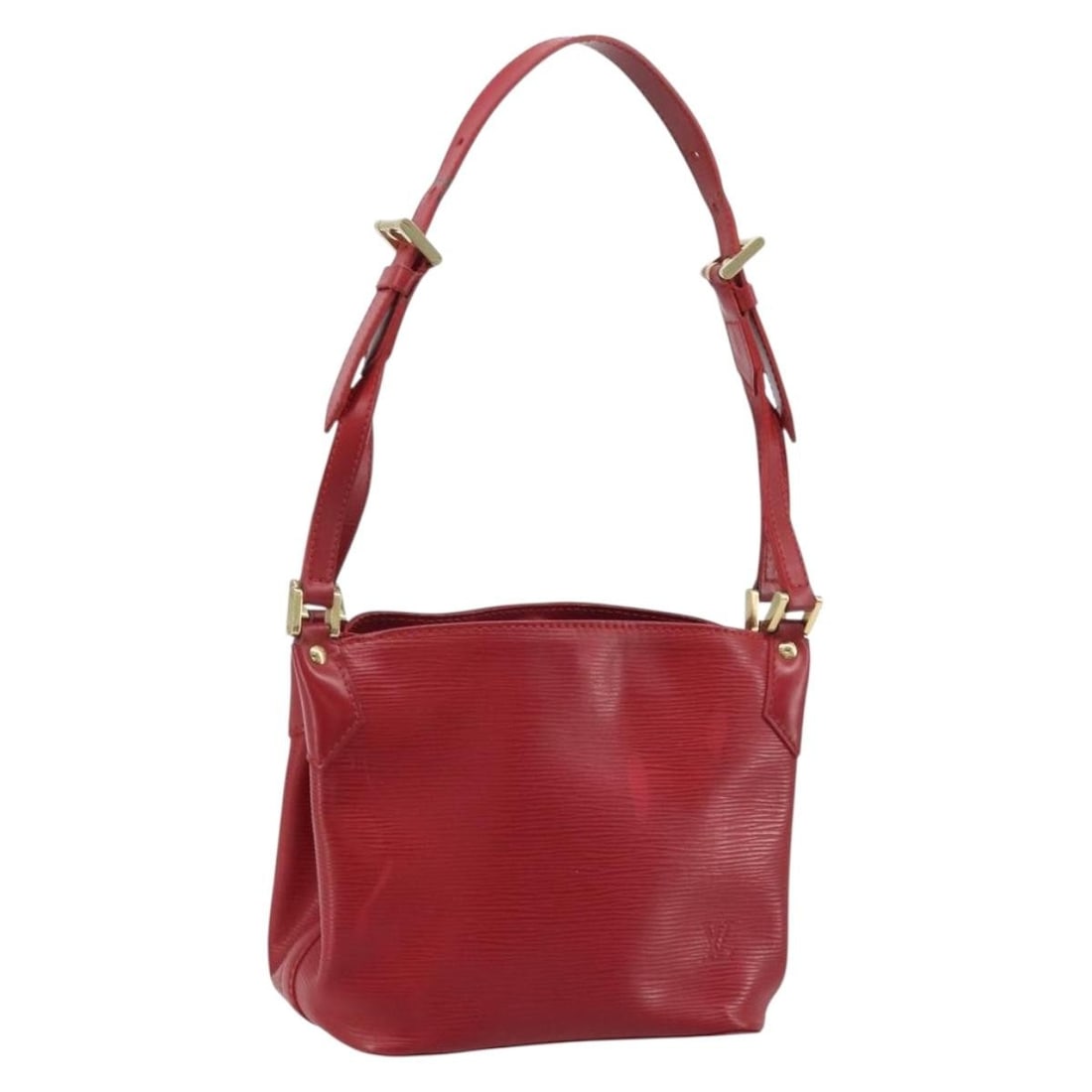 Louis Vuitton Mandala PM Red Epi Leather Shoulder Bag M5893E: Louis Vuitton Mandala PM Red Epi Leather Shoulder Bag M5893E This Louis Vuitton Epi Mandala PM is a red shoulder bag crafted from Epi leather and made in France. It is identified by product number M58