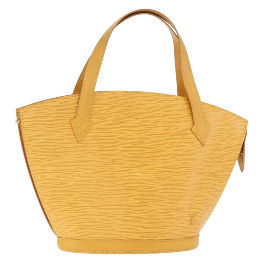 Louis Vuitton Epi Leather Saint Jacques Yellow Shoulder Bag M52269 France: Louis Vuitton Epi Leather Saint Jacques Yellow Shoulder Bag M52269 France This is a Louis Vuitton Saint Jacques Shopping shoulder bag crafted from yellow Epi leather. The bag features a structured sil