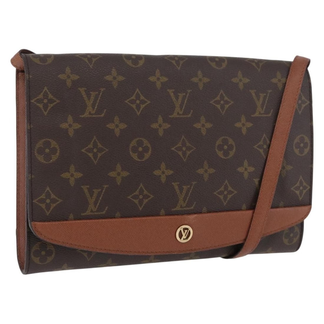 Louis Vuitton M51797 Monogram Canvas Shoulder Bag Bordeaux: Louis Vuitton M51797 Monogram Canvas Shoulder Bag Bordeaux Louis Vuitton Monogram Bordeaux 27 shoulder bag in Monogram Canvas, made in France. This pre-owned bag is in heavily used condition with visi