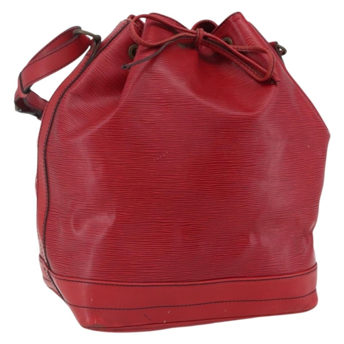 Louis Vuitton Noe Red Epi Leather Shoulder Bag M44007: Louis Vuitton Noe Red Epi Leather Shoulder Bag M44007 Louis Vuitton Epi Noe shoulder bag in red Epi leather, made in France. This bag features a shoulder strap and the model number M44007. It is a hea