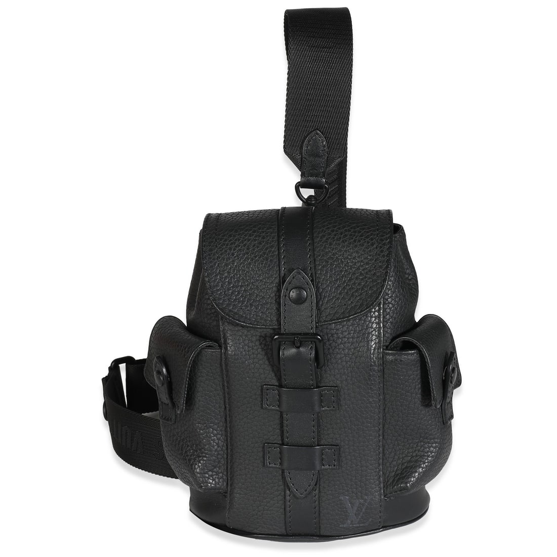 Louis Vuitton Christopher XS Leather Backpack Black Taurillon (1 of 8)