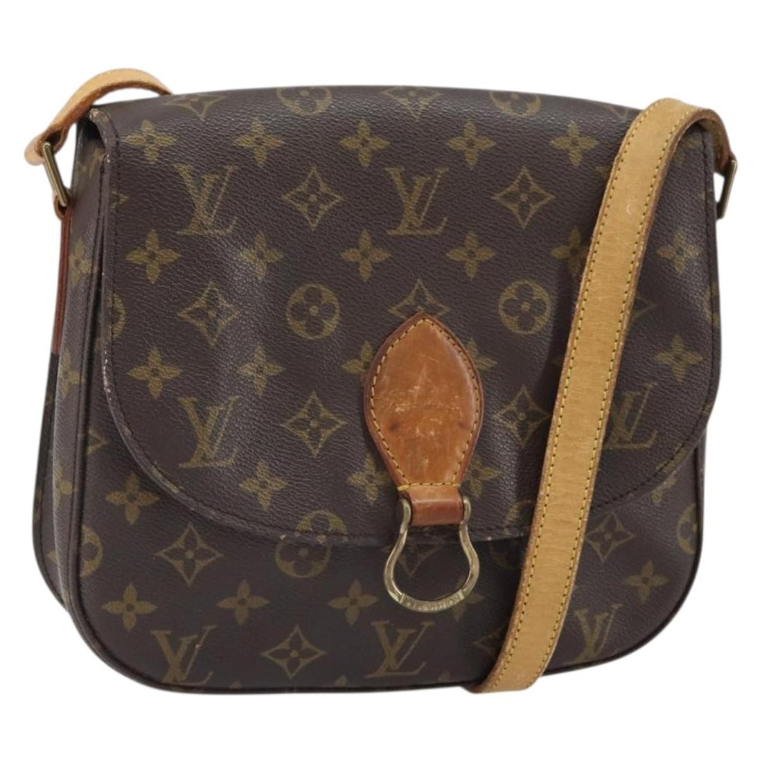Monogram Canvas Saint Cloud GM Shoulder Bag M51242 by Louis Vuitton: Monogram Canvas Saint Cloud GM Shoulder Bag M51242 by Louis Vuitton This is a Louis Vuitton Monogram Saint Cloud GM shoulder bag crafted from the brand's signature Monogram canvas. The bag features a 