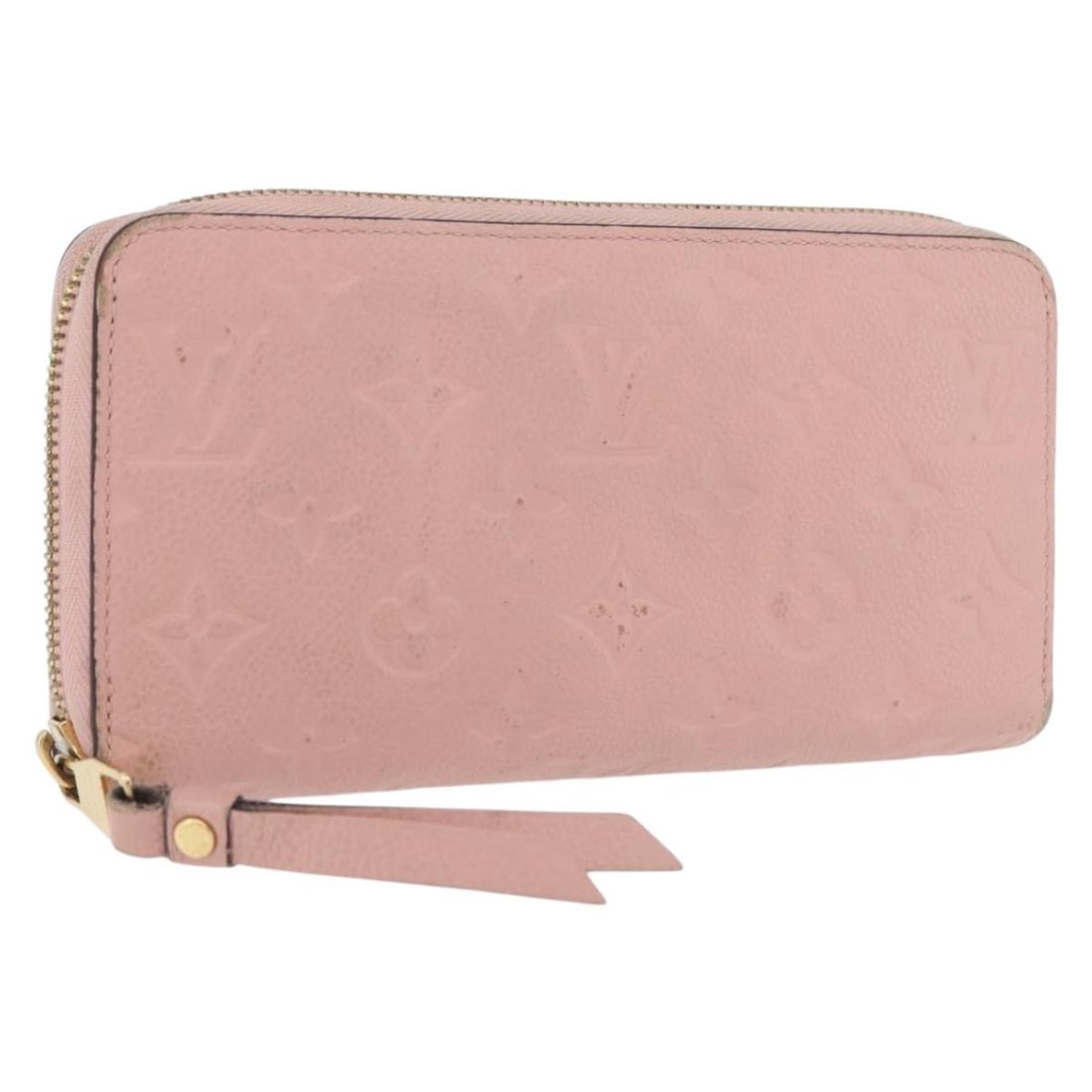 Pink Monogram Empreinte Leather Zippy Wallet by Louis Vuitton M64090: Pink Monogram Empreinte Leather Zippy Wallet by Louis Vuitton M64090 This Louis Vuitton Zippy Wallet features the Monogram Empreinte leather in pink and is designed for women. The wallet offers a prac