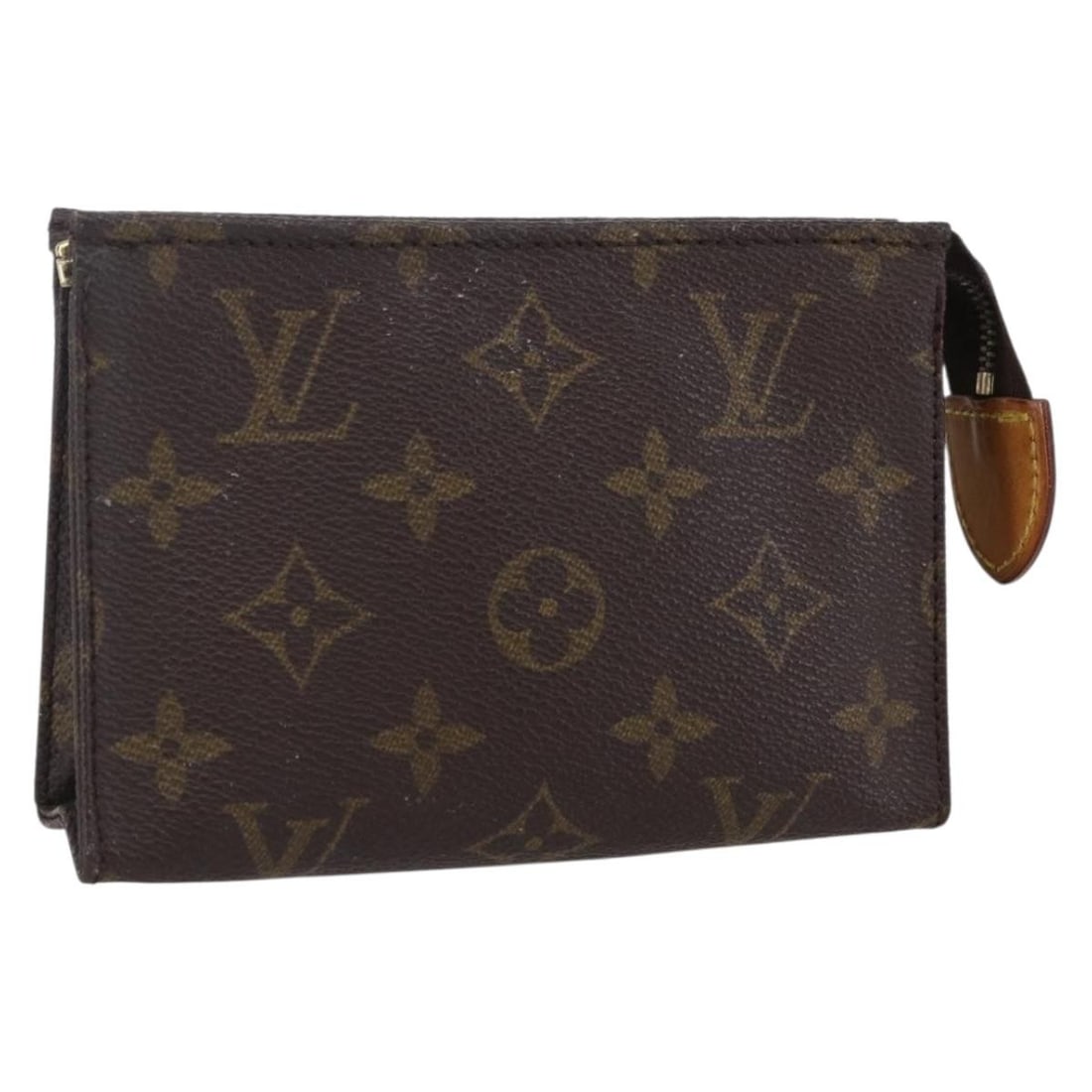 LOUIS VUITTON Monogram Poche Toilette 15 Pouch M47546 Authentic: LOUIS VUITTON Monogram Poche Toilette 15 Pouch M47546 Authentic Introducing the LOUIS VUITTON Monogram Poche Toilette 15 Pouch, a chic and functional accessory crafted from durable Monogram Canvas. Th