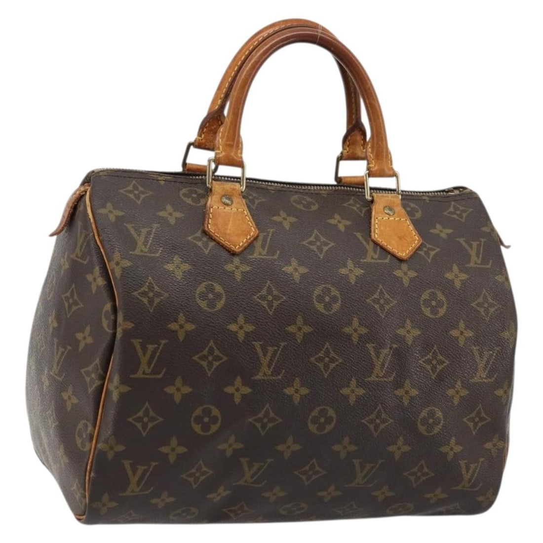 Louis Vuitton M41526 Speedy 30 Monogram Canvas Handbag: Louis Vuitton M41526 Speedy 30 Monogram Canvas Handbag Louis Vuitton Speedy 30 hand bag in Monogram Canvas, made in France. The bag is identified by product no. M41526 and serial no. SP0955. It is off