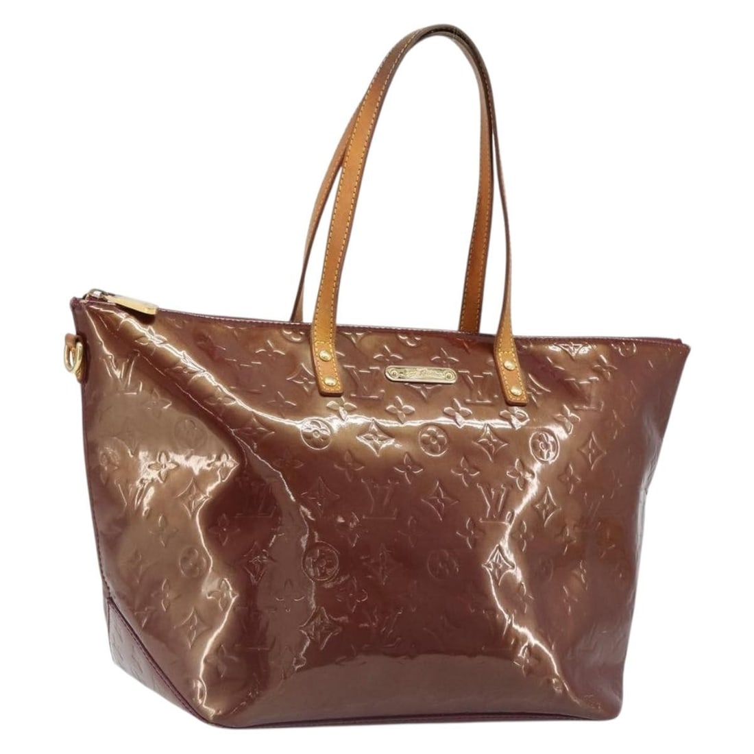 Louis Vuitton Bellevue GM Violet Monogram Vernis Patent Leather Tote: Louis Vuitton Bellevue GM Violet Monogram Vernis Patent Leather Tote Louis Vuitton Bellevue GM tote bag in violet Monogram Vernis patent leather. Made in France, this women's tote is offered without t