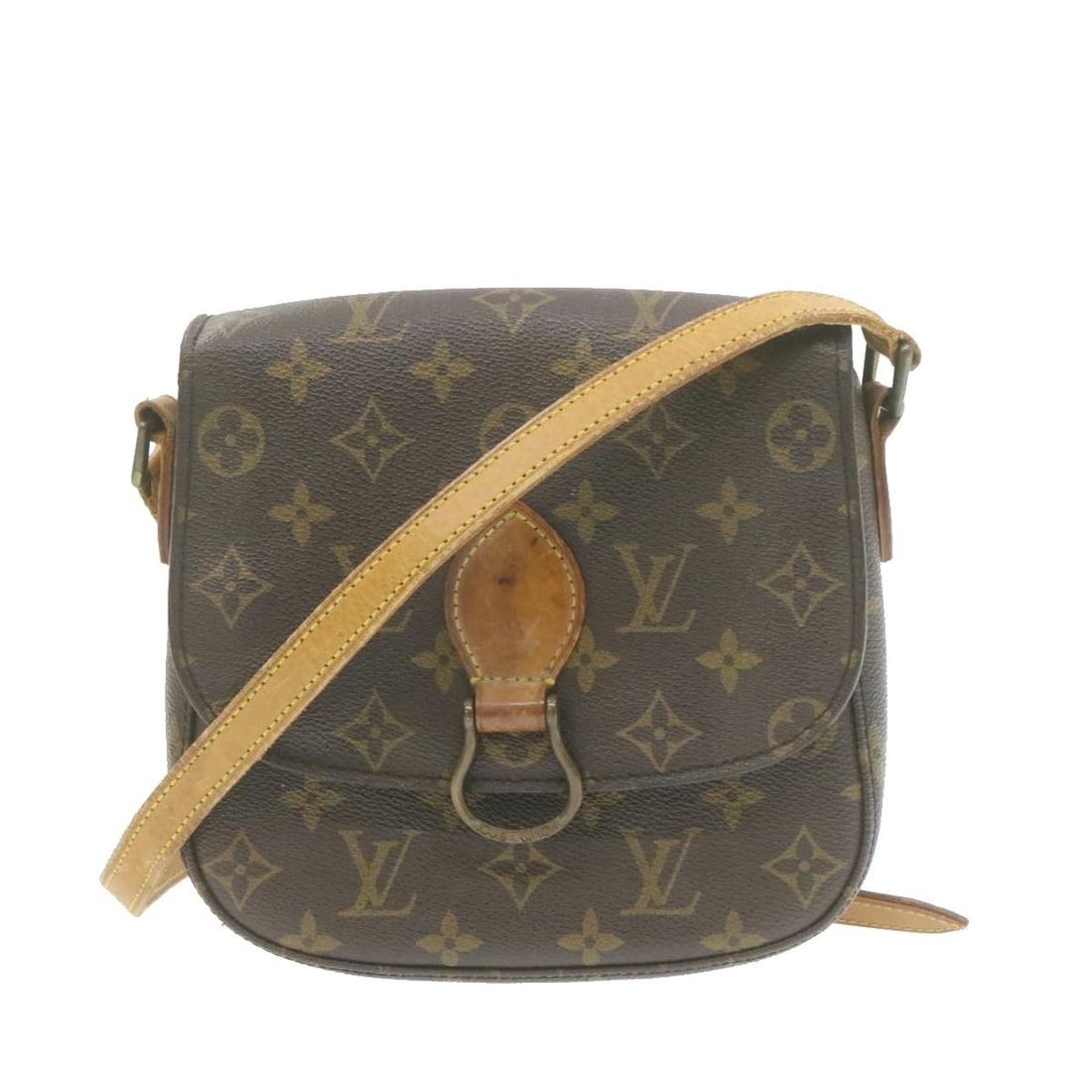 Louis Vuitton Saint Cloud MM Monogram Canvas Shoulder Bag M51243: Louis Vuitton Saint Cloud MM Monogram Canvas Shoulder Bag M51243 This Louis Vuitton Saint Cloud MM shoulder bag is crafted in Monogram Canvas with the classic Monogram exterior. It was made in Germany