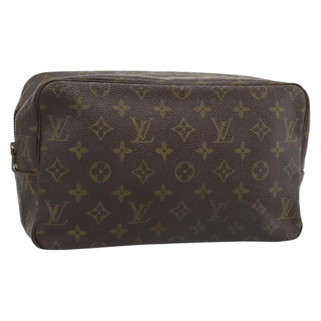 Louis Vuitton M47522 Monogram Canvas Clutch Pouch Trousse Toilette 28: Louis Vuitton M47522 Monogram Canvas Clutch Pouch Trousse Toilette 28 Louis Vuitton Trousse Toilette 28 clutch bag in Monogram Canvas, color Monogram, made in France. The bag measures approximately W2