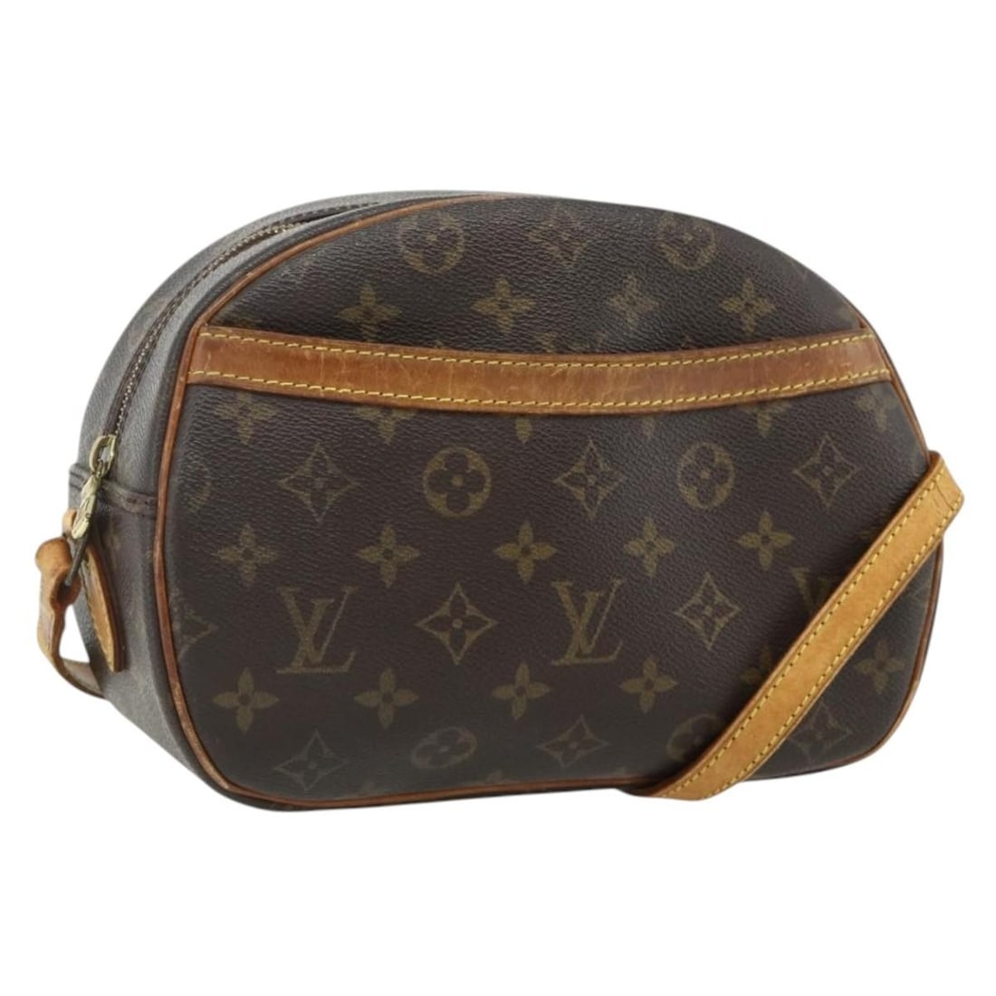 Louis Vuitton Blois Monogram Canvas Shoulder Bag M51221: Louis Vuitton Blois Monogram Canvas Shoulder Bag M51221 This Louis Vuitton Monogram Blois Shoulder Bag, model M51221, is crafted from signature monogram canvas and was made in France. The bag features