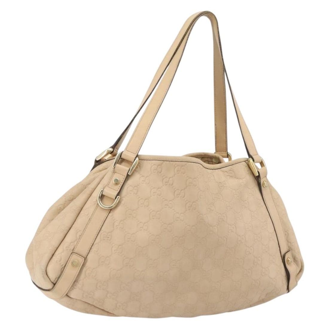 Gucci 130736 Abbey Tote Bag GG Canvas Beige Gold: Gucci 130736 Abbey Tote Bag GG Canvas Beige Gold This Gucci tote bag is crafted in GG Canvas and presented in a beige and gold colorway. It is a women's style tote bag made in Italy, with a structured