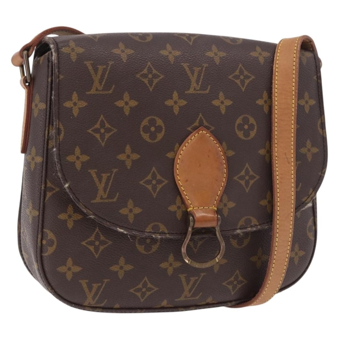 Louis Vuitton M51242 Saint Cloud GM Monogram Canvas Shoulder Bag: Louis Vuitton M51242 Saint Cloud GM Monogram Canvas Shoulder Bag Louis Vuitton Saint Cloud GM shoulder bag in Monogram canvas, model M51242, made in France. This women's bag includes the item only; bo