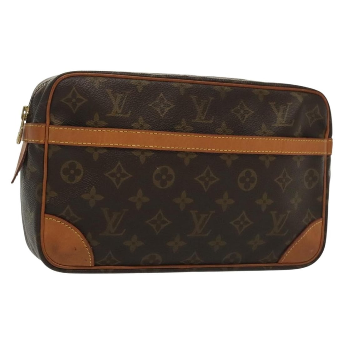 Louis Vuitton Compiegne 28 Monogram Canvas Clutch M51845: Louis Vuitton Compiegne 28 Monogram Canvas Clutch M51845 Louis Vuitton Monogram Compiegne 28 clutch bag in Monogram Canvas, made in France. The bag is identified by product number M51845 and serial nu