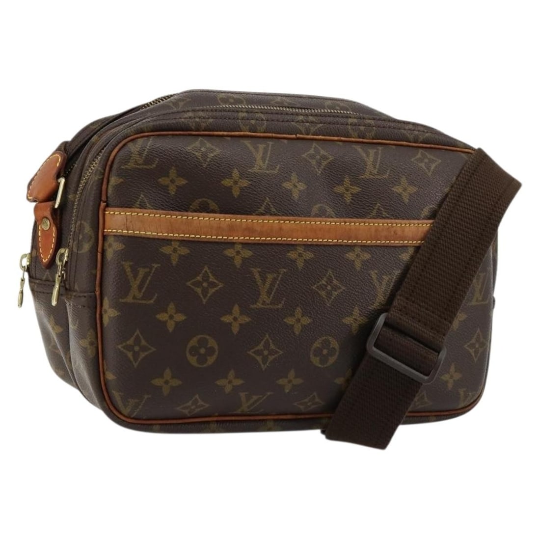 Louis Vuitton M45254 Reporter PM Monogram Canvas Shoulder Bag: Louis Vuitton M45254 Reporter PM Monogram Canvas Shoulder Bag Louis Vuitton Reporter PM shoulder bag in Monogram Canvas with the classic Monogram color/pattern. Made in France, this bag features a sho