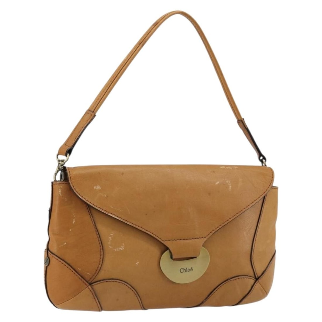 Chloe beige gold leather shoulder bag women Italy: Chloe beige gold leather shoulder bag women Italy This Chloe shoulder bag features beige and gold leather construction, offering a classic and versatile look. Designed for women, it includes a shoulde