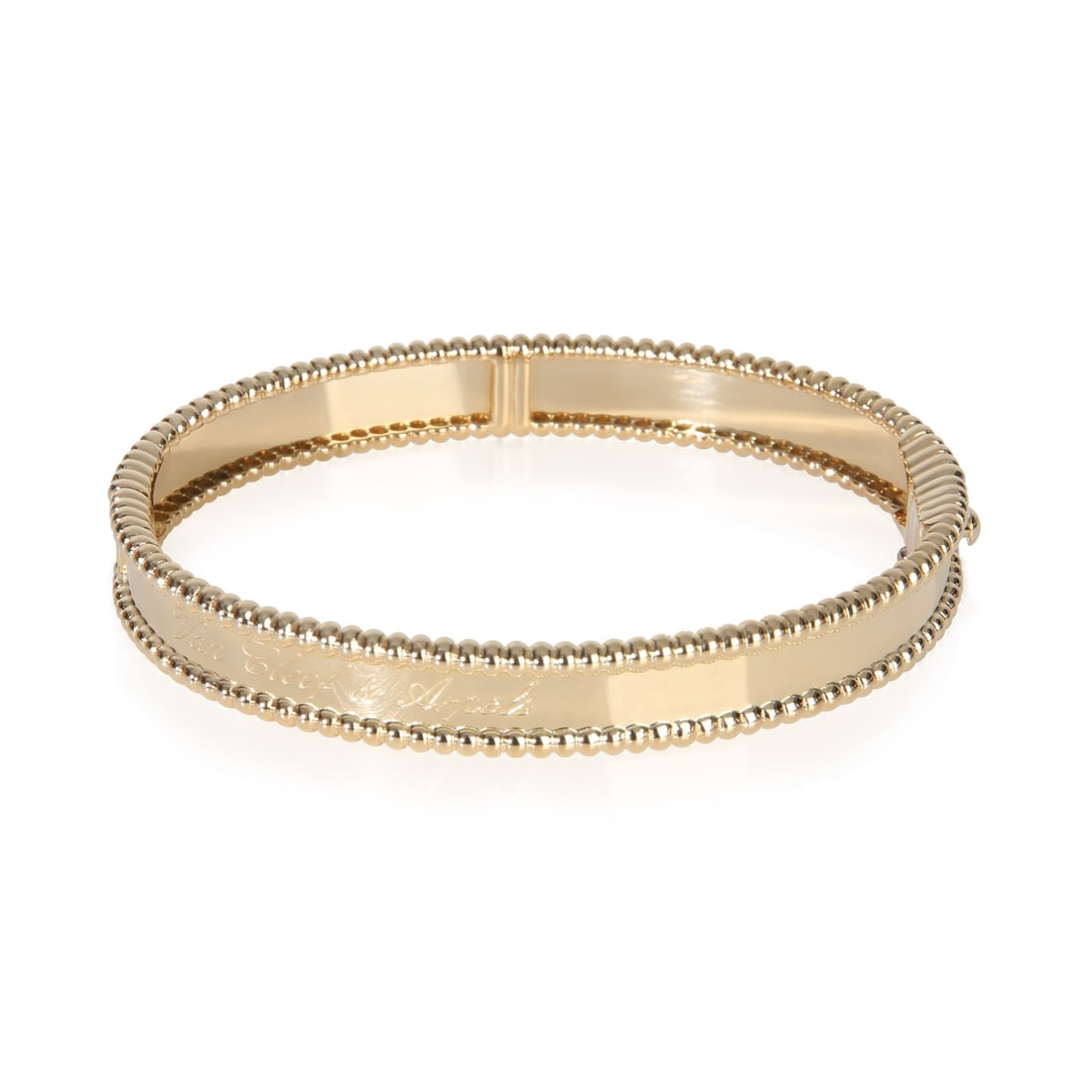 Van Cleef Arpels Perlee Signature 18k Yellow Gold Bracelet: Van Cleef Arpels Perlee Signature 18k Yellow Gold Bracelet This Van Cleef & Arpels Perlee Signature bracelet is crafted from 18k yellow gold. Designed for women, it features a box clasp with tongue an
