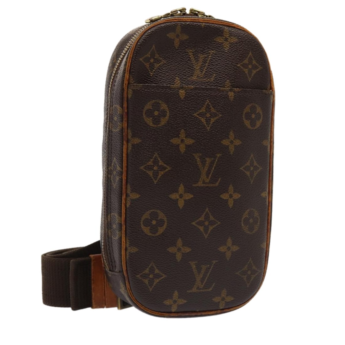 Louis Vuitton M51870 Pochette Gange Monogram Canvas Shoulder Bag: Louis Vuitton M51870 Pochette Gange Monogram Canvas Shoulder Bag A Louis Vuitton Monogram Pochette Gange shoulder bag in Monogram Canvas, made in Spain. It features the M51870 style and comes in a hea