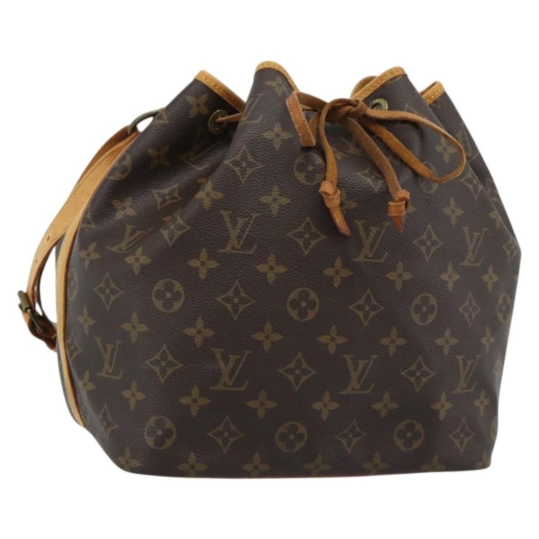 Louis Vuitton M42226 Petit Noe Monogram Canvas Shoulder Bag: Louis Vuitton M42226 Petit Noe Monogram Canvas Shoulder Bag Louis Vuitton Petit Noe shoulder bag in Monogram canvas, made in France. This women's bag is offered as the item shown only; box and dust ba