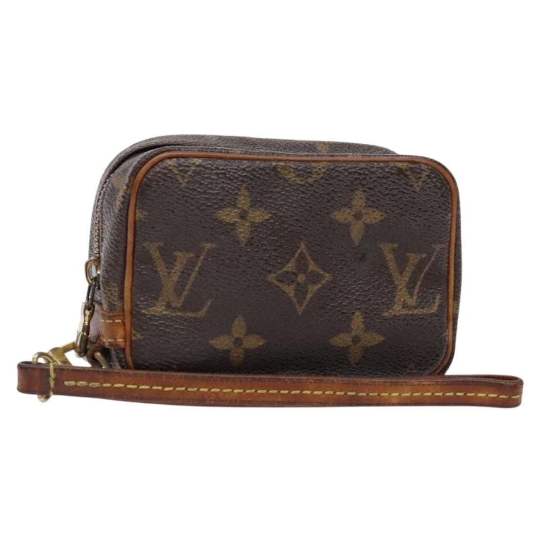 LOUIS VUITTON Monogram Trousse Wapity Pouch M58030 Made in France: LOUIS VUITTON Monogram Trousse Wapity Pouch M58030 Made in France This LOUIS VUITTON Monogram Trousse Wapity Pouch (Model M58030) is a stylish and practical accessory crafted from iconic Monogram Canv