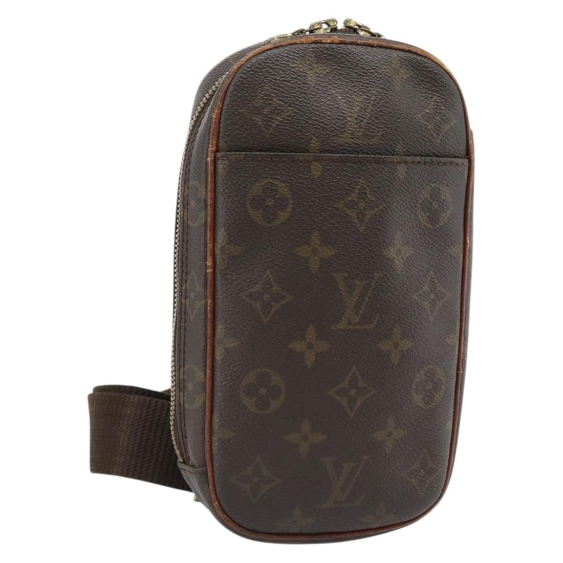 Louis Vuitton Pochette Gange Monogram Canvas Shoulder Bag M51870: Louis Vuitton Pochette Gange Monogram Canvas Shoulder Bag M51870 Louis Vuitton Pochette Gange shoulder bag in Monogram Canvas, made in Spain. The bag features the Monogram color and comes in the state