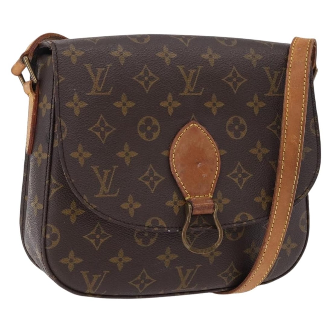 Louis Vuitton M51242 Saint Cloud GM Monogram Canvas Shoulder Bag: Louis Vuitton M51242 Saint Cloud GM Monogram Canvas Shoulder Bag Louis Vuitton Saint Cloud GM shoulder bag in Monogram Canvas, made in France. This women's bag features the Monogram colorway and the M