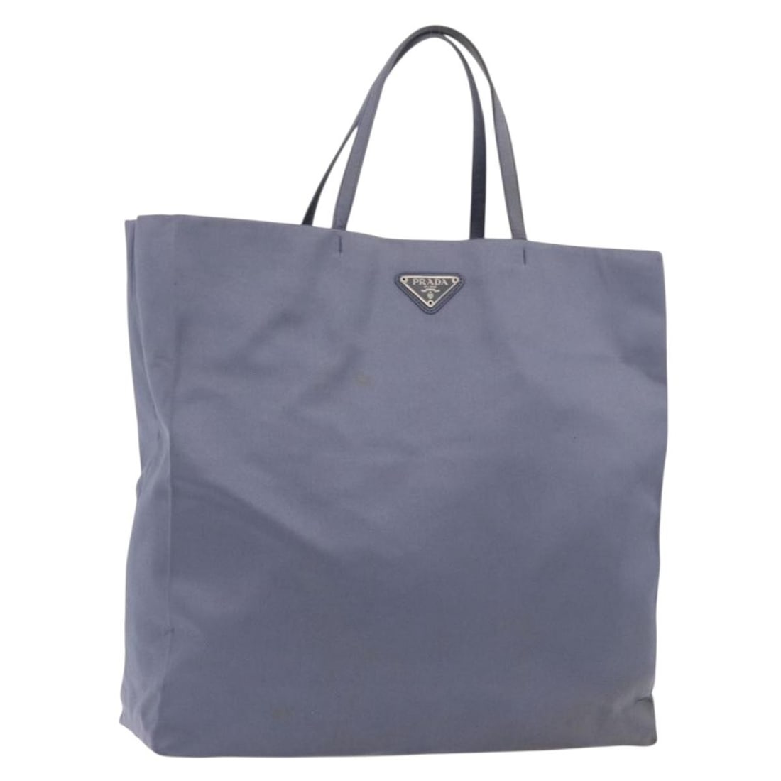 Blue Satin Hand Bag PRADA Womens Italy Made: Blue Satin Hand Bag PRADA Womens Italy Made This Prada hand bag is crafted in satin with a blue exterior and was made in Italy. It features a handle drop of approximately 5.1 inches (13 cm) and measur