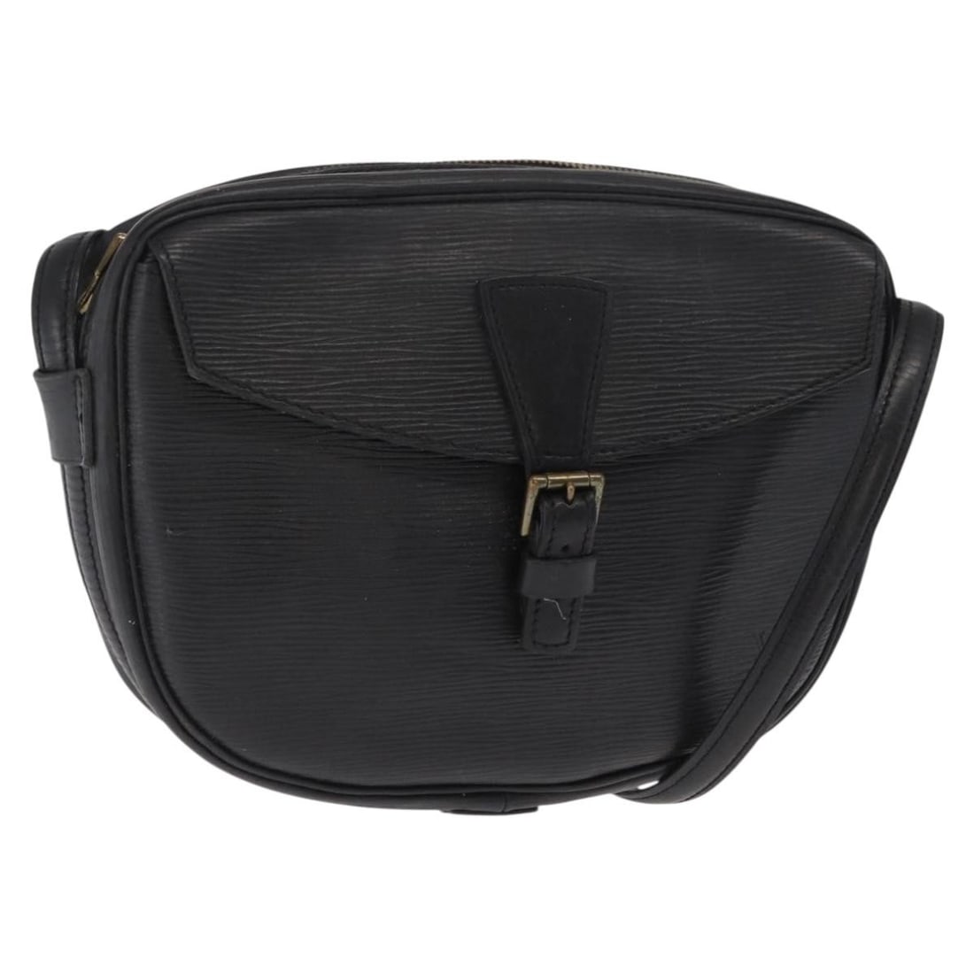 Black Epi Leather Jeune Fille MM Shoulder Bag by Louis Vuitton M52152: Black Epi Leather Jeune Fille MM Shoulder Bag by Louis Vuitton M52152 This is a Louis Vuitton Epi Jeune Fille MM shoulder bag in black, crafted from the brand's signature Epi leather. The bag features