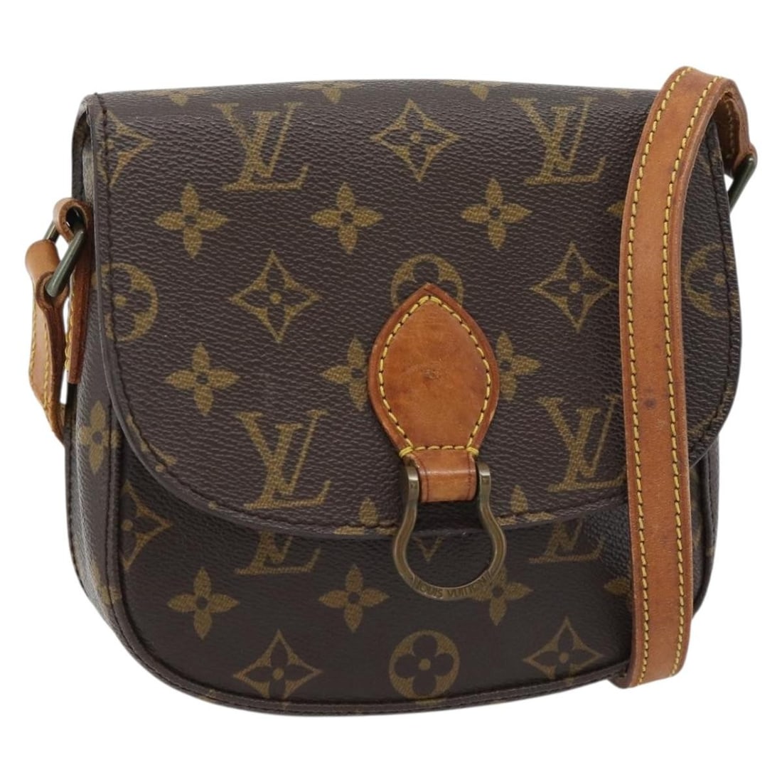 Louis Vuitton M51244 Saint Cloud PM Monogram Canvas Shoulder Bag: Louis Vuitton M51244 Saint Cloud PM Monogram Canvas Shoulder Bag Louis Vuitton Saint Cloud PM shoulder bag in Monogram Canvas, made in France. This women's bag features the classic Monogram colorway a