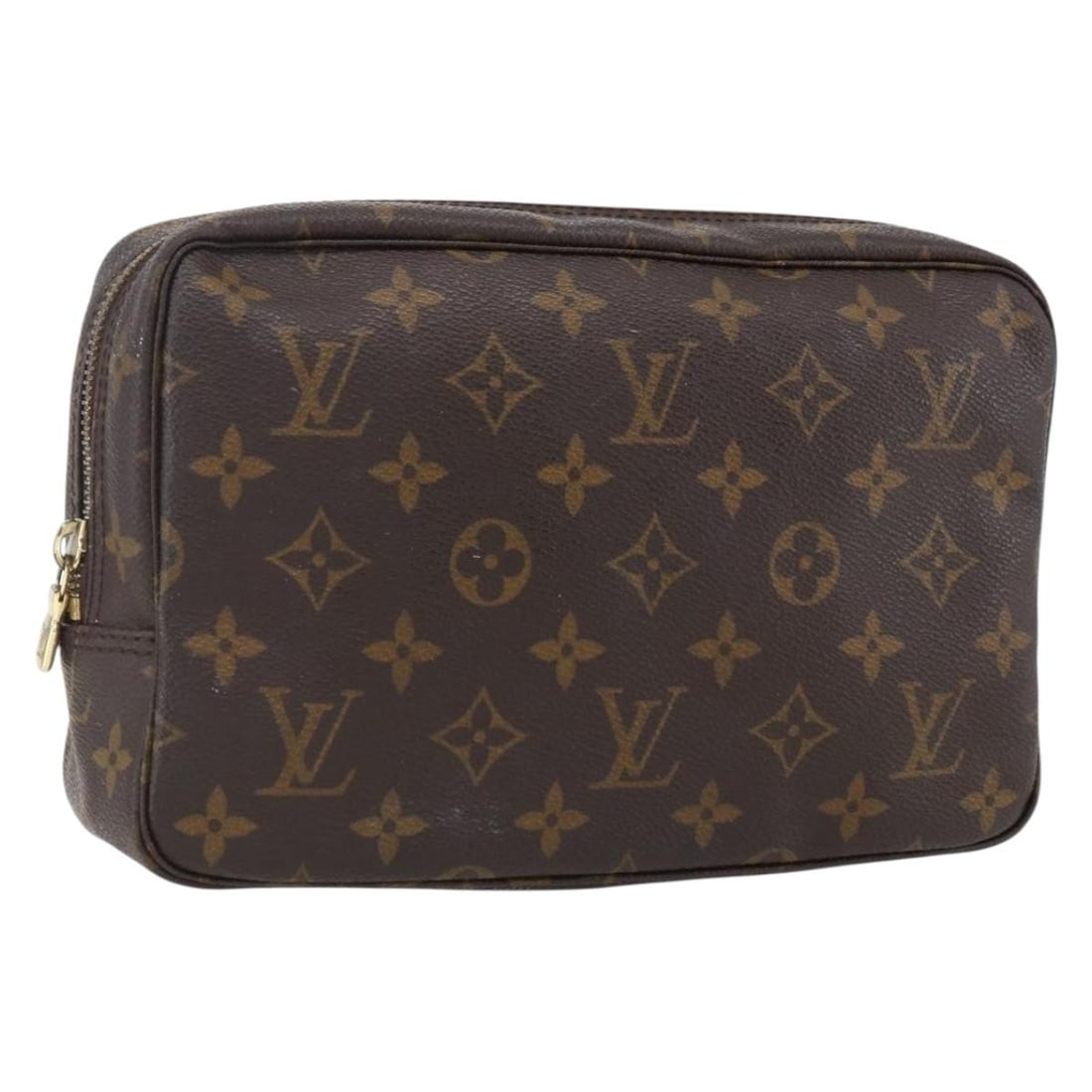 Louis Vuitton M47524 Monogram Canvas Clutch Bag Trousse Toilette 23: Louis Vuitton M47524 Monogram Canvas Clutch Bag Trousse Toilette 23 Louis Vuitton Trousse Toilette 23 clutch bag in Monogram canvas, model M47524, made in France. This women's bag is sold as the bag o