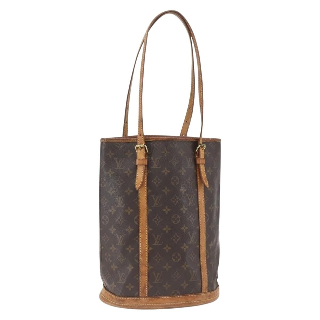 Louis Vuitton M42236 Bucket GM Monogram Canvas Shoulder Bag: Louis Vuitton M42236 Bucket GM Monogram Canvas Shoulder Bag Louis Vuitton Monogram Bucket GM shoulder bag in monogram canvas, made in France. This women's bag features an adjustable shoulder strap and